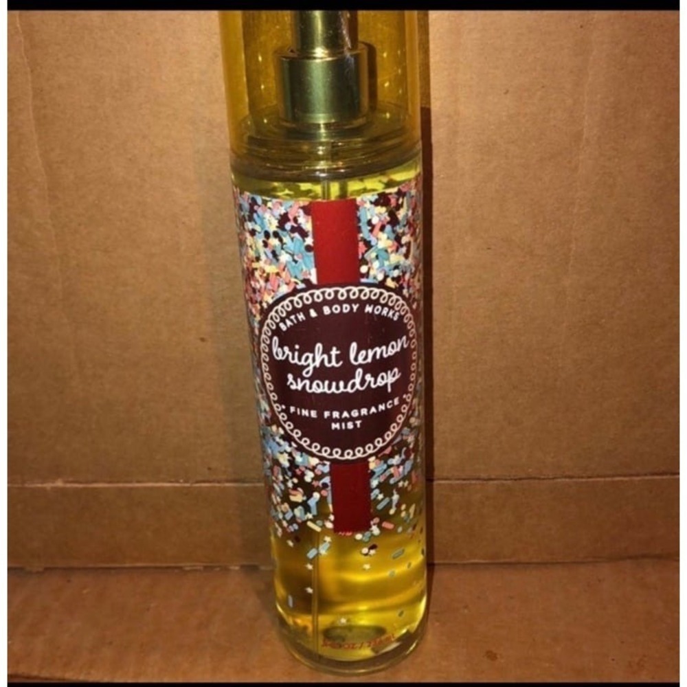 Bath and Body Works Bright Lemon Snowdrop Fine Fragrance Mist‎ Spray